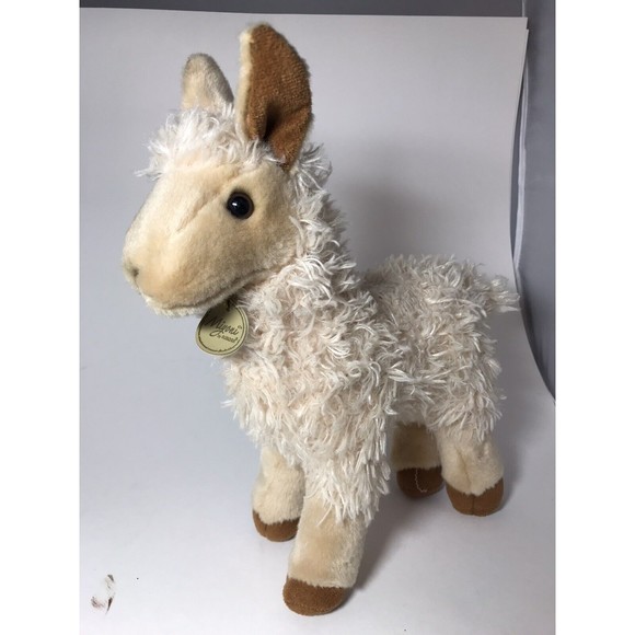 Baby Llama Plush Miyoni by Aurora Stuffed Animal 10” Alpaca Tan - Picture 2 of 12